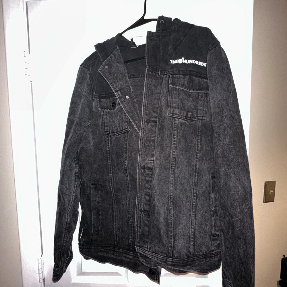 The Hundreds Black Denim Jean Jacket